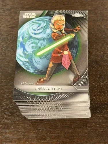 2025 Topps Chrome Star Wars HYPERSPACE Complete Set 1-100!!