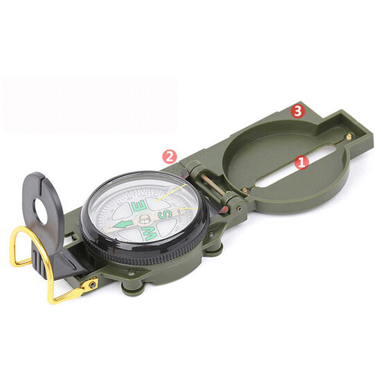 Hot Sale 1 PC Versatile Military Camping Hiking Army Survival Lensatic Compass