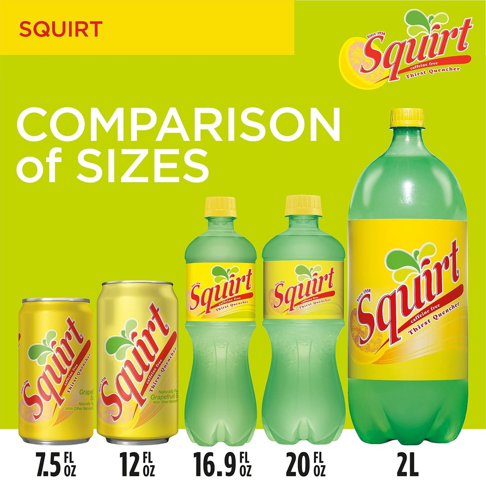 Soda, Grapefruit, 12 Fl Oz Cans, 12 Pack