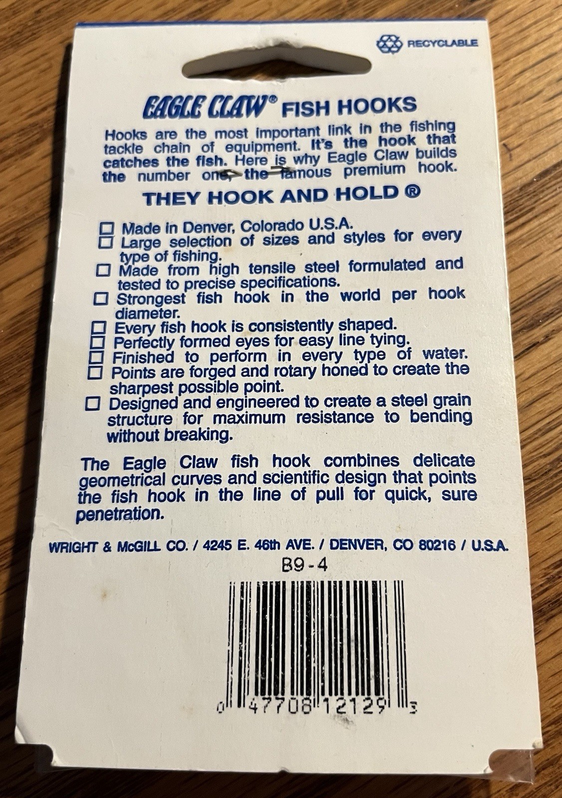 Eagle Claw 2X Soft Bait w/ Spring (3 Hooks) Bronze BNIP Factory Sealed