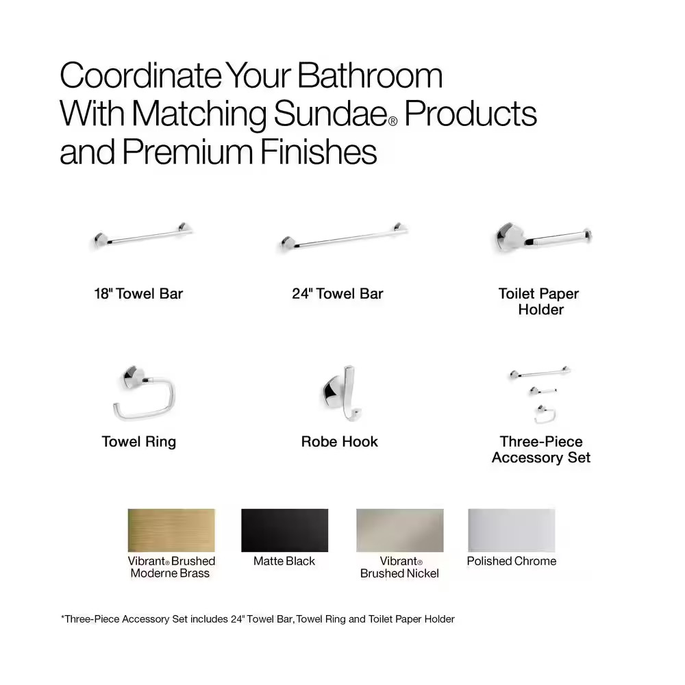 Sundae J-Shaped Robe Hook in Vibrant Brushed Nickel
