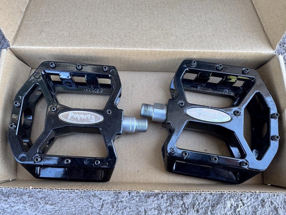 NOS Poverty 9/16” BMX Pedal Set