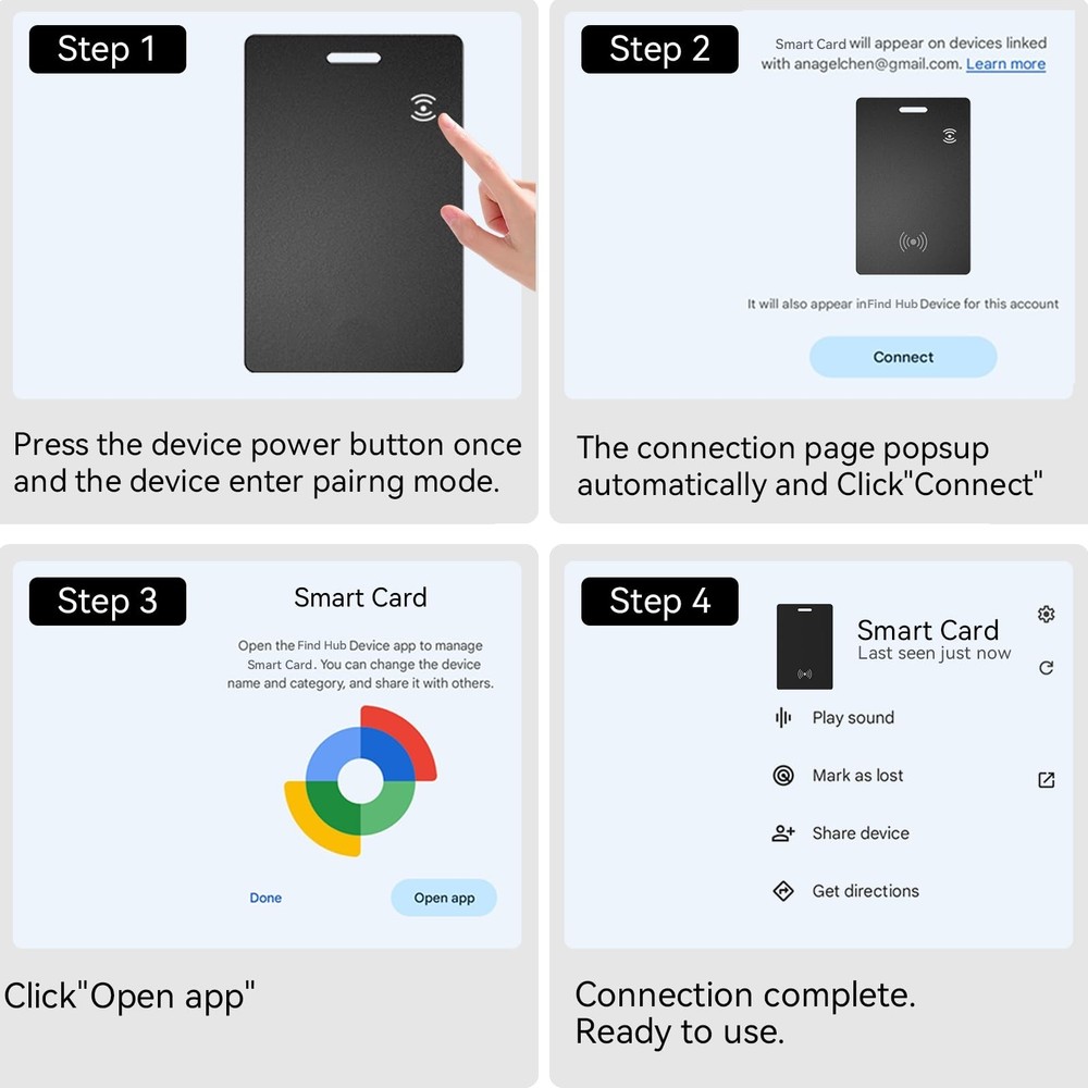 Wallet Finder for Android, Wallet Tracker Card Google Certified, 1.... Fast Ship