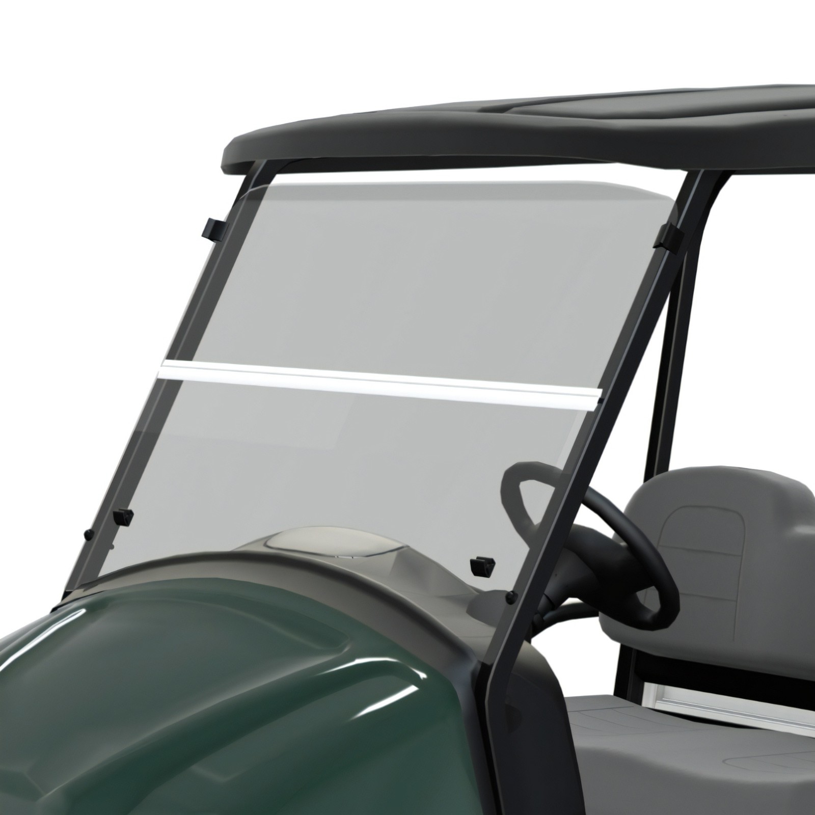 Club Car Carryall 300 Tinted Fold Down Windshield (1/4 inch Acrylic) - US Made