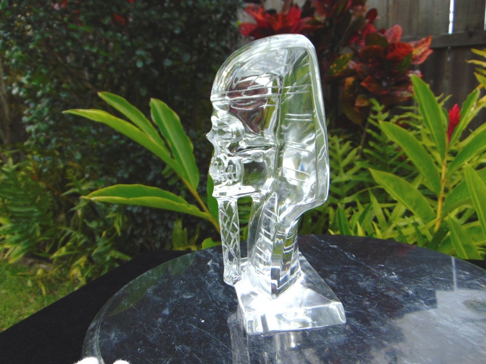K9 Crystal Pharaoh Skull by Skullis
