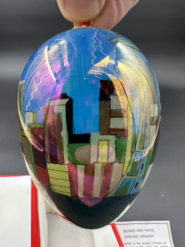 SEATTLE ORNAMENT CHRISTMAS EGG SMITH WESTERN.