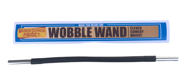 Deluxe WOBBLE WAND Comedy Kid Falls Over Rubber Magic Trick Clown Drooping Gag