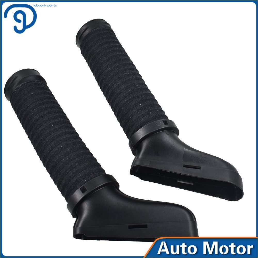 Left Right Air Intake Duct Hose Set fit for 2010 2011 2012 Mercedes Benz GLK350