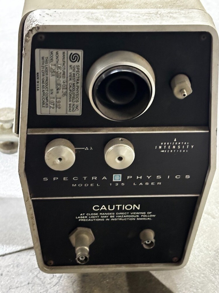 spectra physics laser model 125