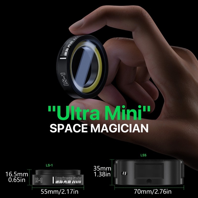 Compactly 55mm Microscope LED Light Illuminators MultiLevel Brightness Control