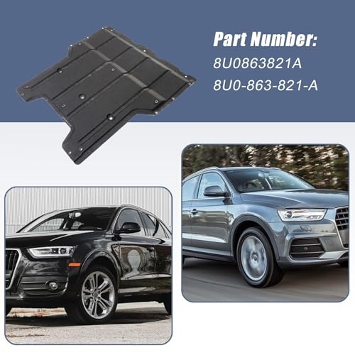 Engine Splash Shield Guard Compatible with Audi Q3 & Q3 Quattro 2011-2018