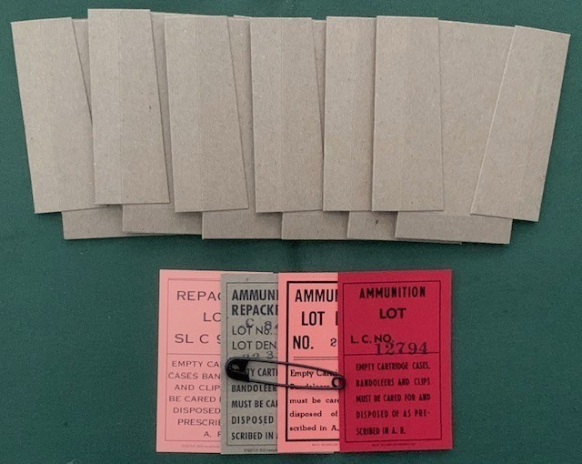 MID - WWII  M1903A3 SPFLD  REPLICA  BANDOLEER RESTORATION  KIT FOR 5 ROUND CLIPS