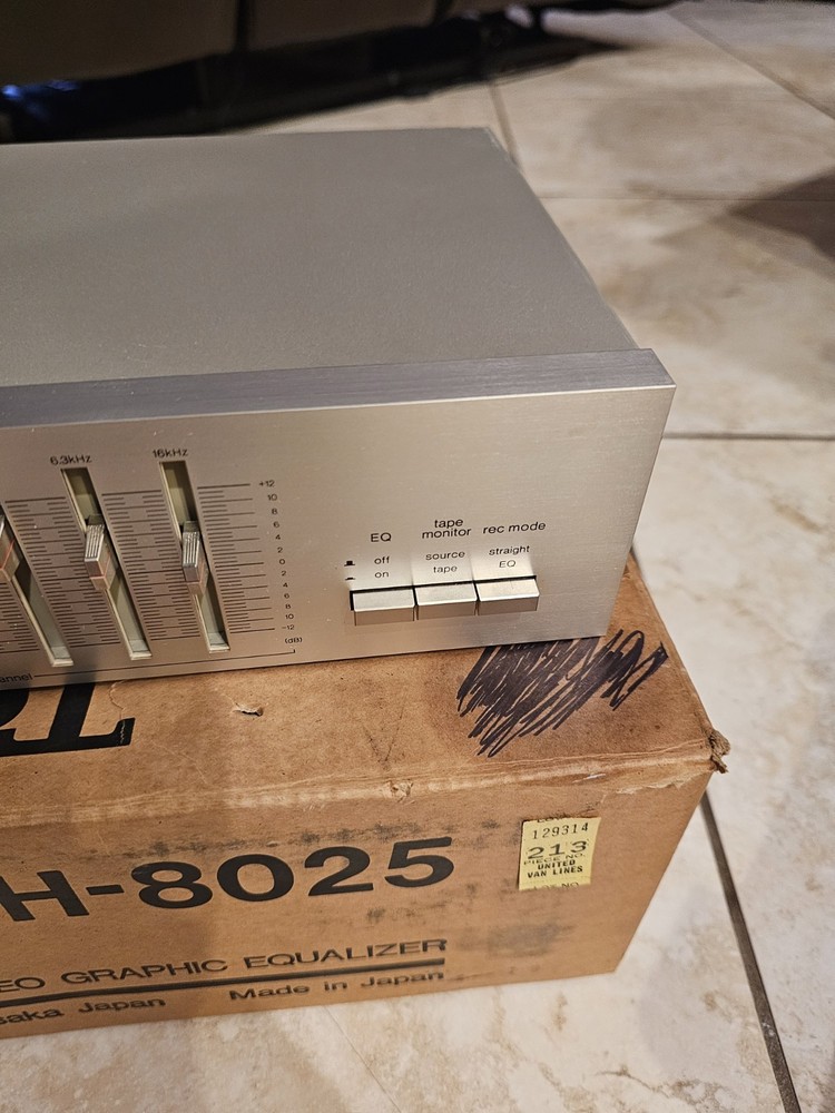 Technics SH-8025 Dual 7‑Band Stereo Graphic Equalizer