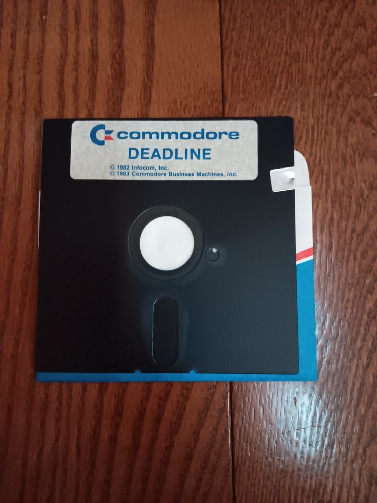Commodore 64 Deadline Computer Game Software Tested/Works