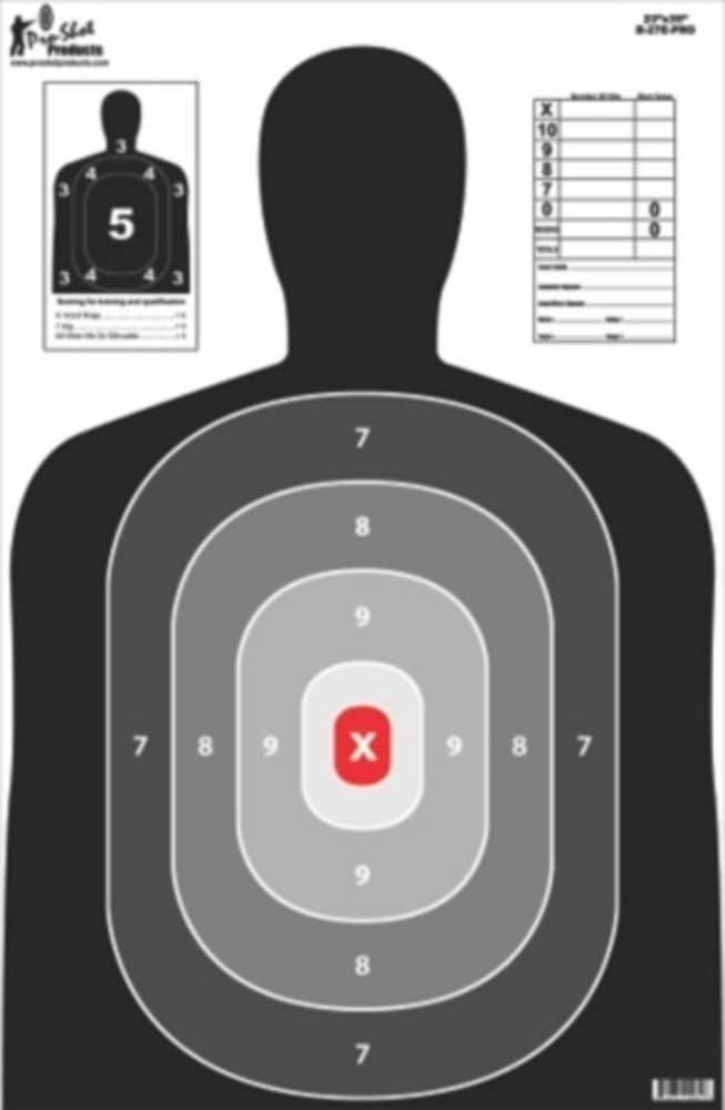 Pro Shot Silhouette Target