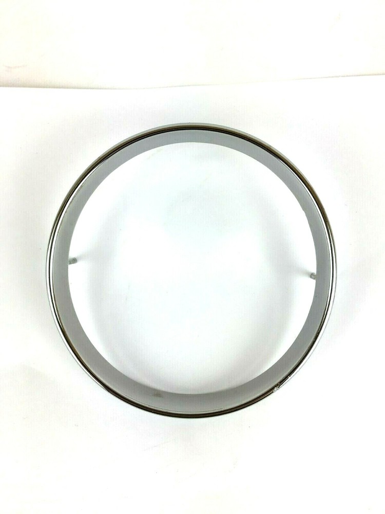 3x Binnacle Gauge Chrome Bezel Ring for Mini Dash Speedo Clock Cluster Surround