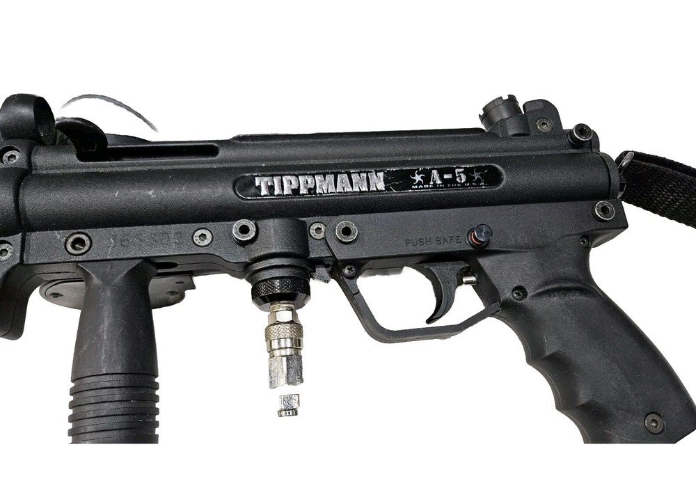 Tippmann A5 Max Flo RT Reactive Trigger Paintball Gun With Remote And Sling