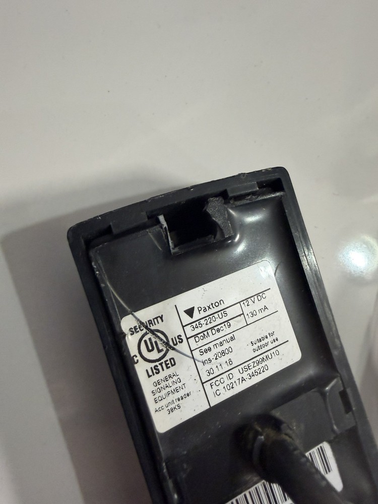 Paxton Proximity RFID Reader 345-220 8’ long