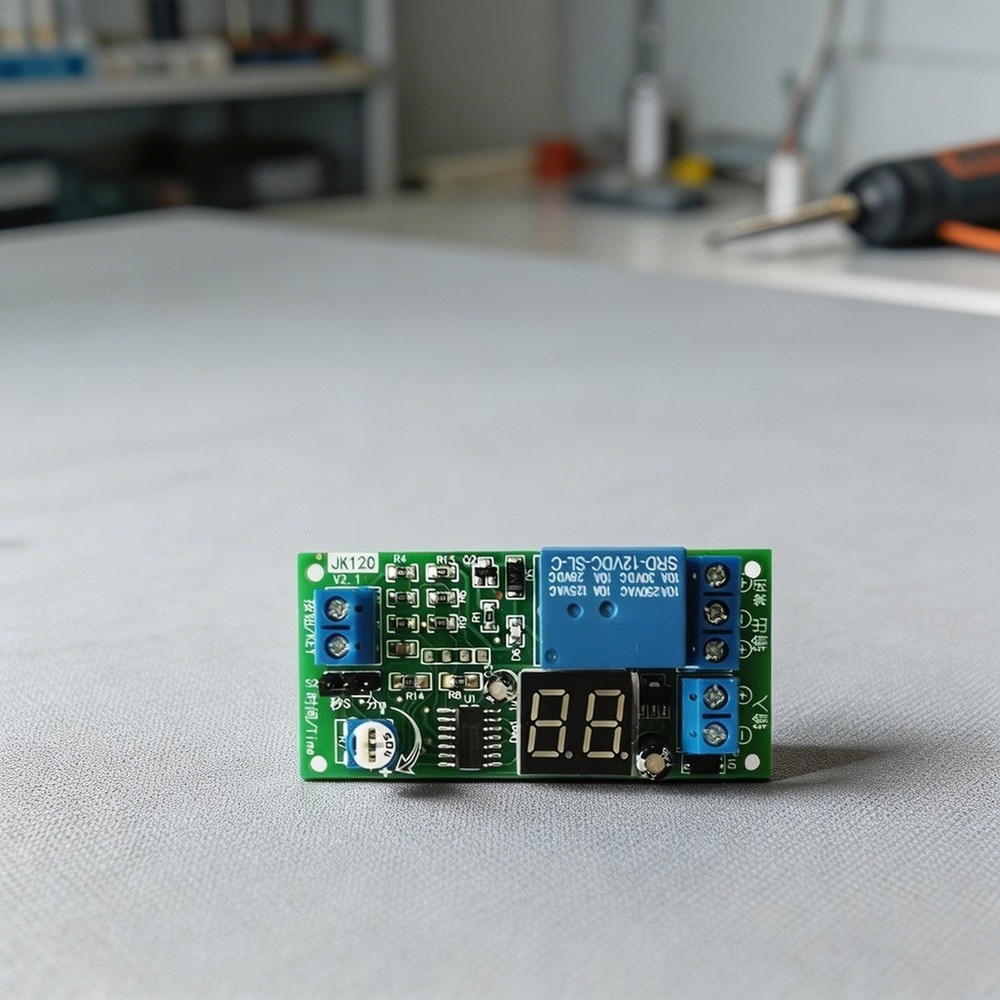 12V Digital Timing Relay Module with Adjustable 1-99 Seconds Minute Delay