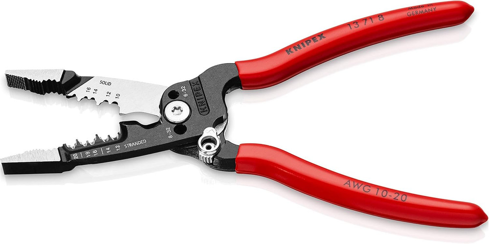 KNIPEX Tools 13 71 8 Forged Wire Stripper, 8-Inch