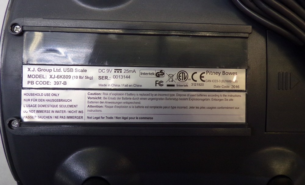 PITNEY BOWES SENDKIT, SHIPPING SCALE -397-B, & LABEL PRINTER -BROTHER QL 1050
