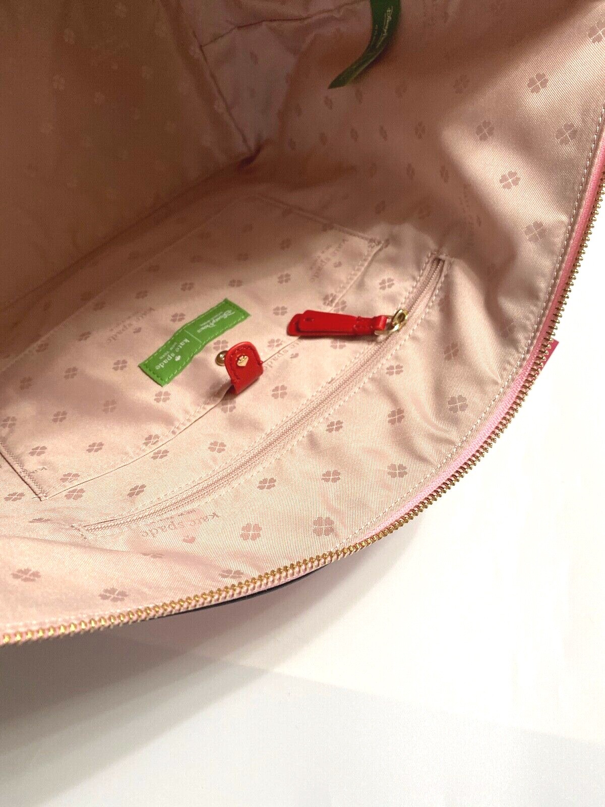 NWT! GENUINE Disney Parks Kate Spade~Mickey Mouse Pink Ears Hat Tote ACTUAL BAG