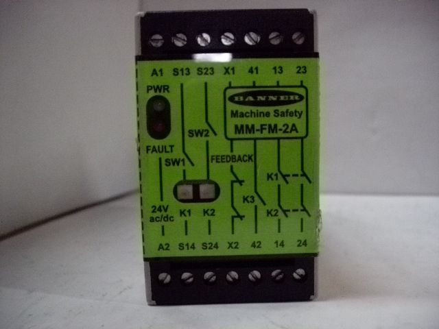 BANNER MM-FM-2A49435 MACHINE SAFETY MUTING MODULE QUANTITY!!!
