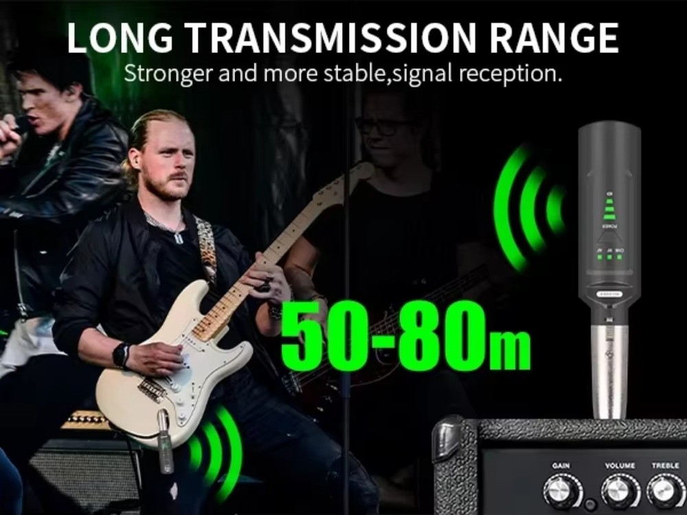 Professional UHF Wireless Handheld Microphone with Wired Conversion Adapter