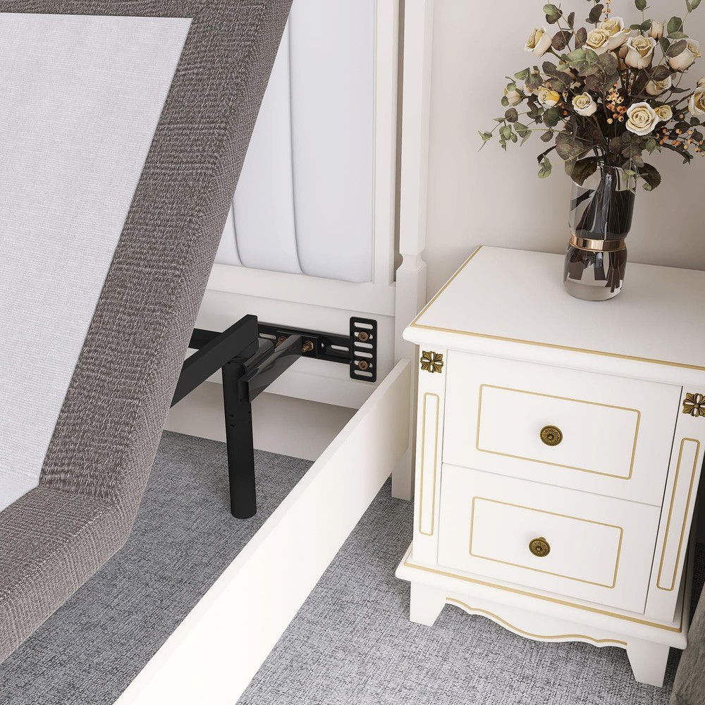 Headboard Brackets for Metal Bed Frame Adjustable Brackets for Headboard with...