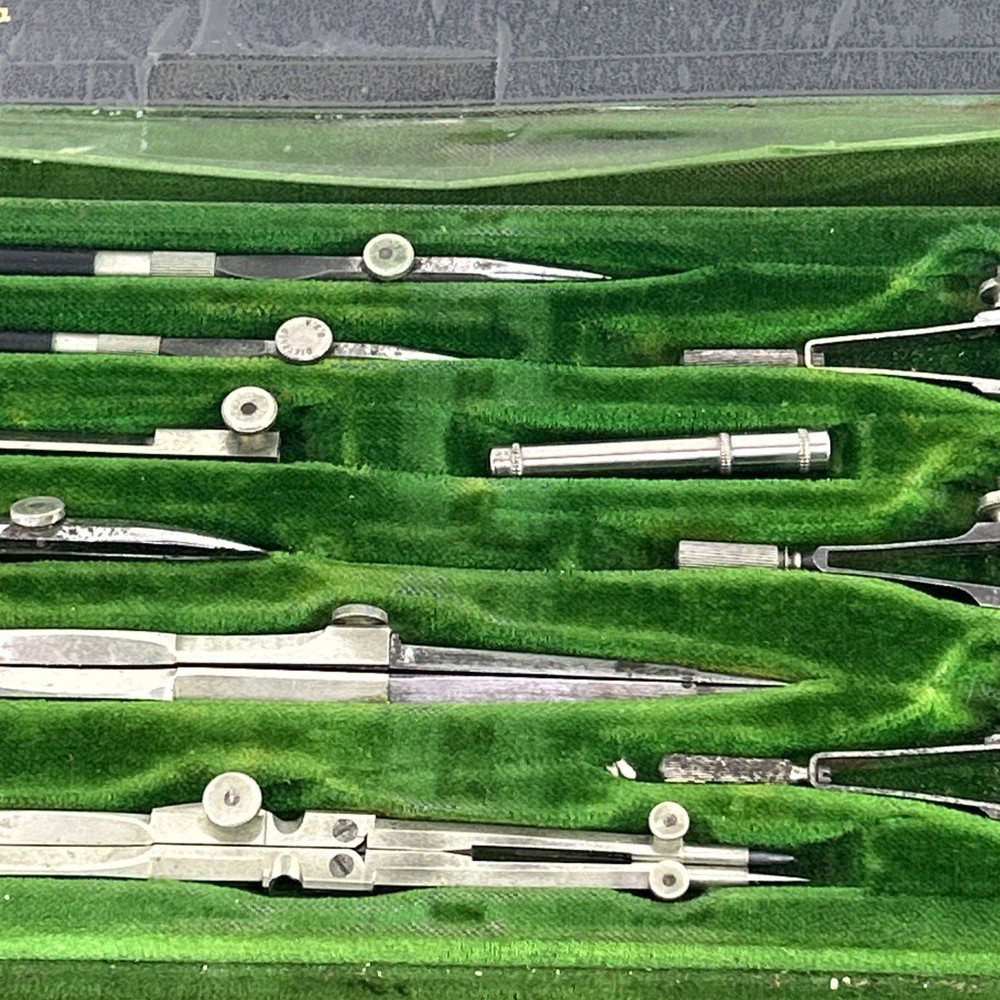 Keuffel & Esser Co Challenge Compass Drafting Set Complete Vintage Model 9726F