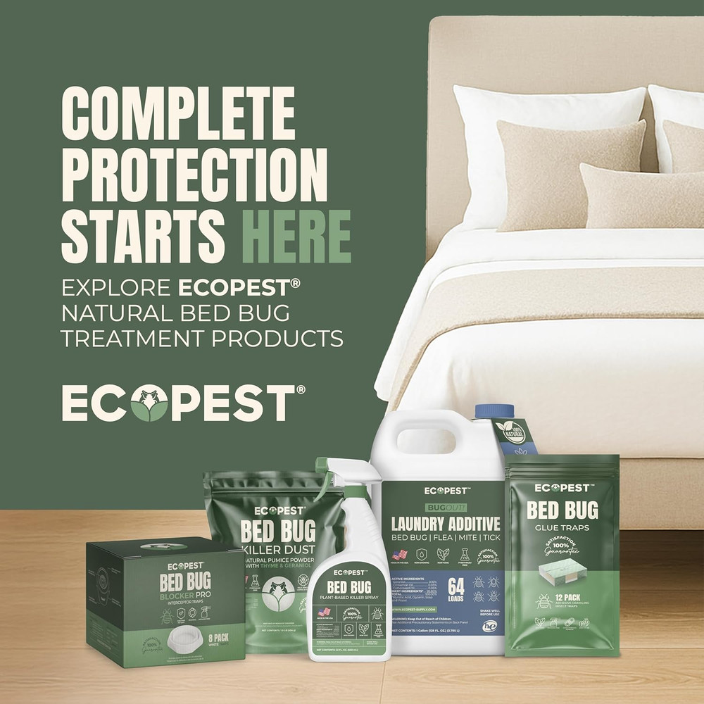 Bed Bug Interceptors – 4 Pack | Bed Bug Blocker (Pro) Interceptor Traps | Insect