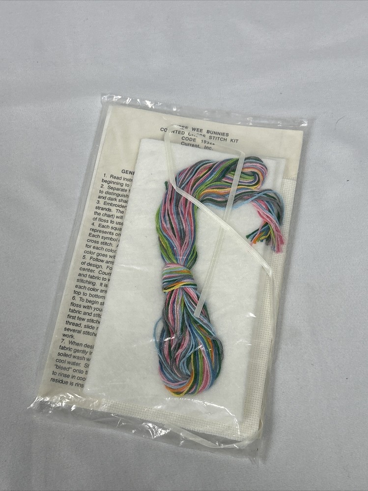 Current Fiddlesticks Counted Cross Stitch Bunnies Kit