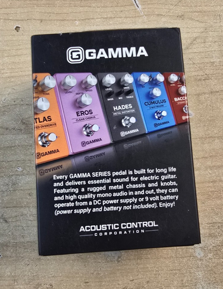 GAMMA Narcissus Warm Delay Effects Pedal