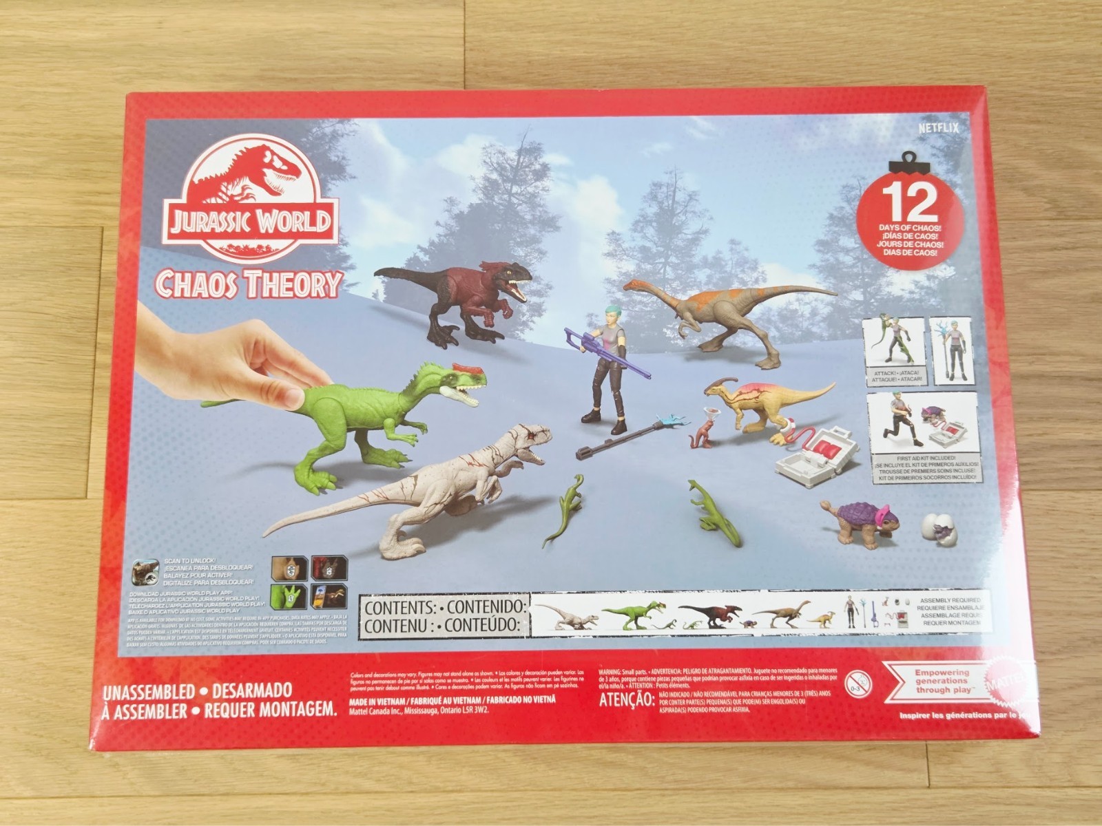 Jurassic World Chaos Theory Advent Calendar 2025 Mattel | Brand New | Fast Ship