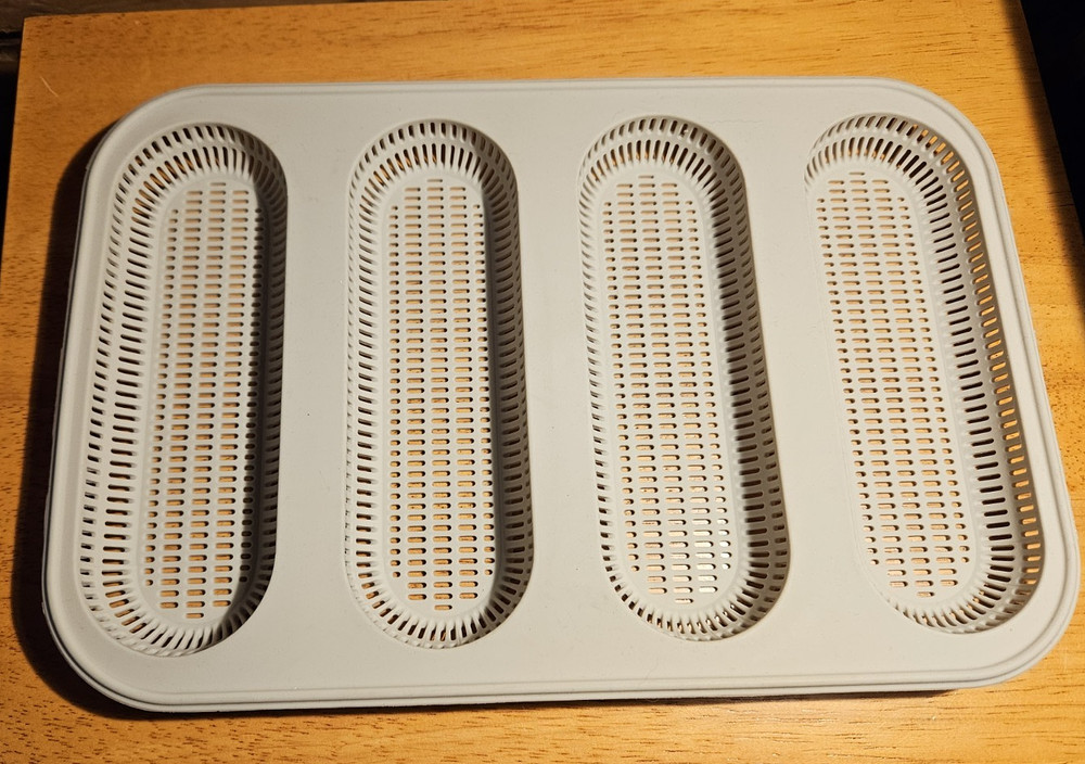 2 SILIKOMART Bread Molds, Bread Braid and Mini Baguette