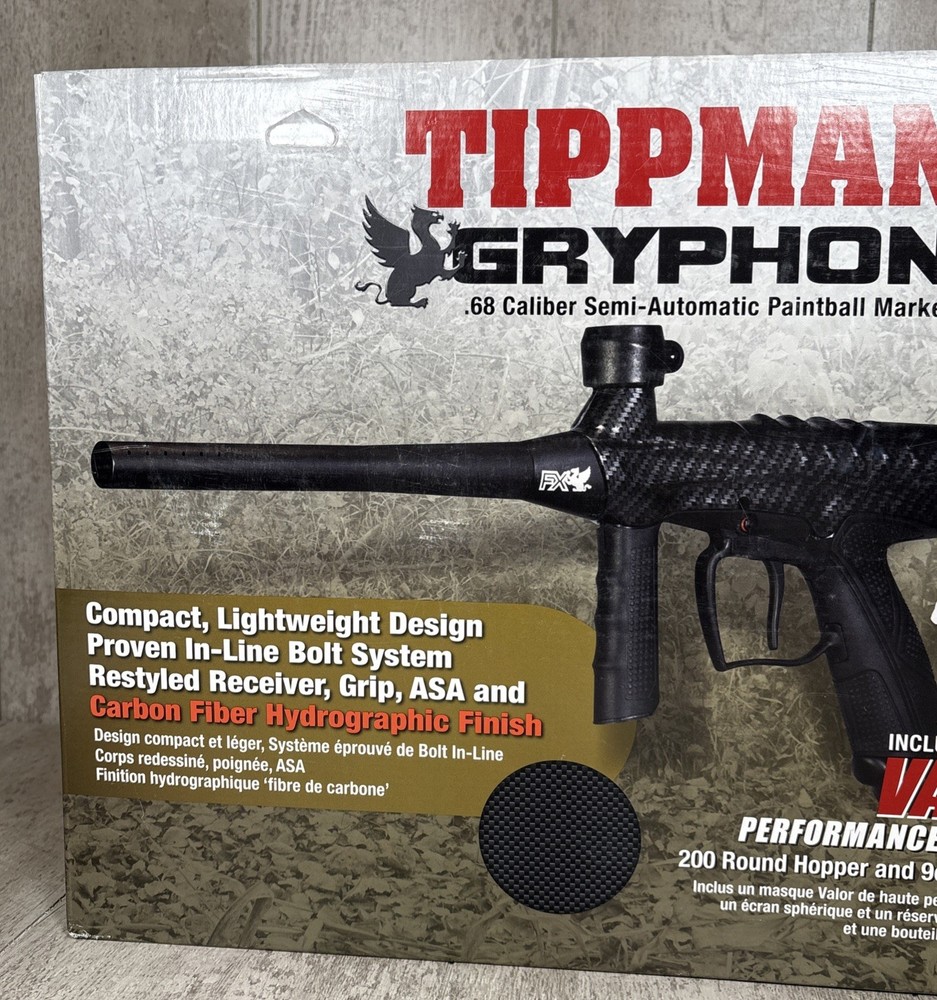 Tippmann Gryphon FX Semi-Automatic .68 Caliber Paintball Marker Power Pack Set