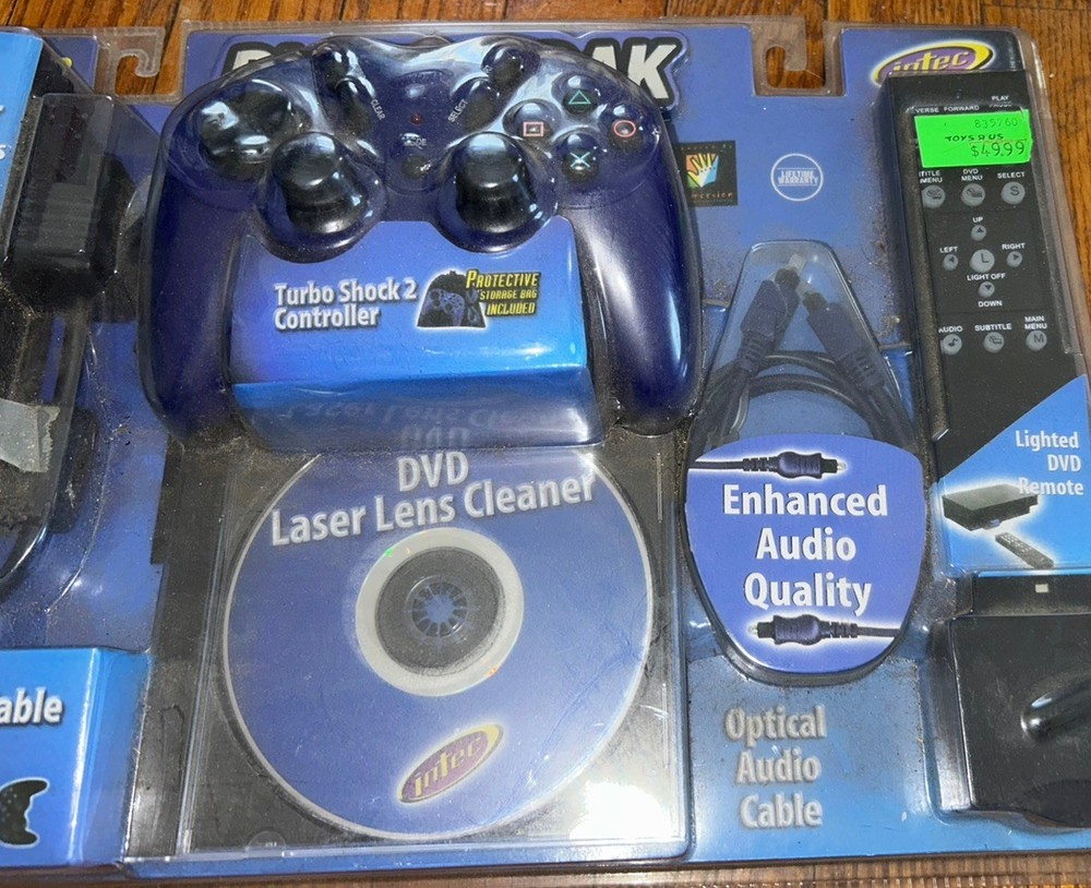 Intec Accessory Controller Bundle Pak for Playstation 2 PS2 Remote -New Sealed