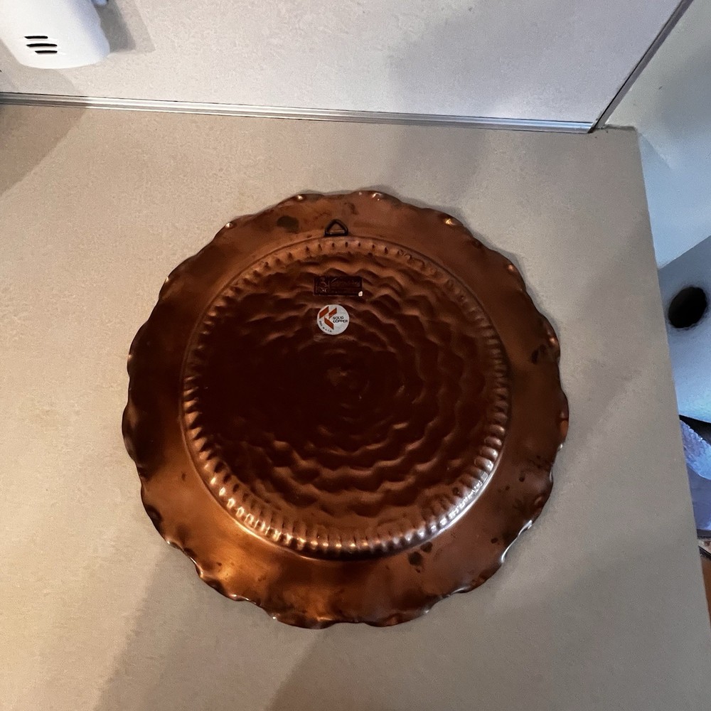 gregorian solid copper Round 13.5” Tray Wire Trim