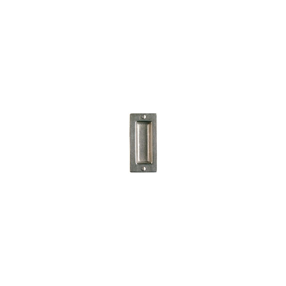 Rocky Mountain flush pull 4.25" x 2" white bronze light