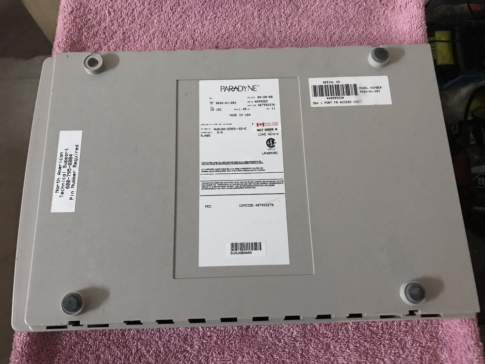 Paradyne FrameSaver SLV Model 9624-A1-201
