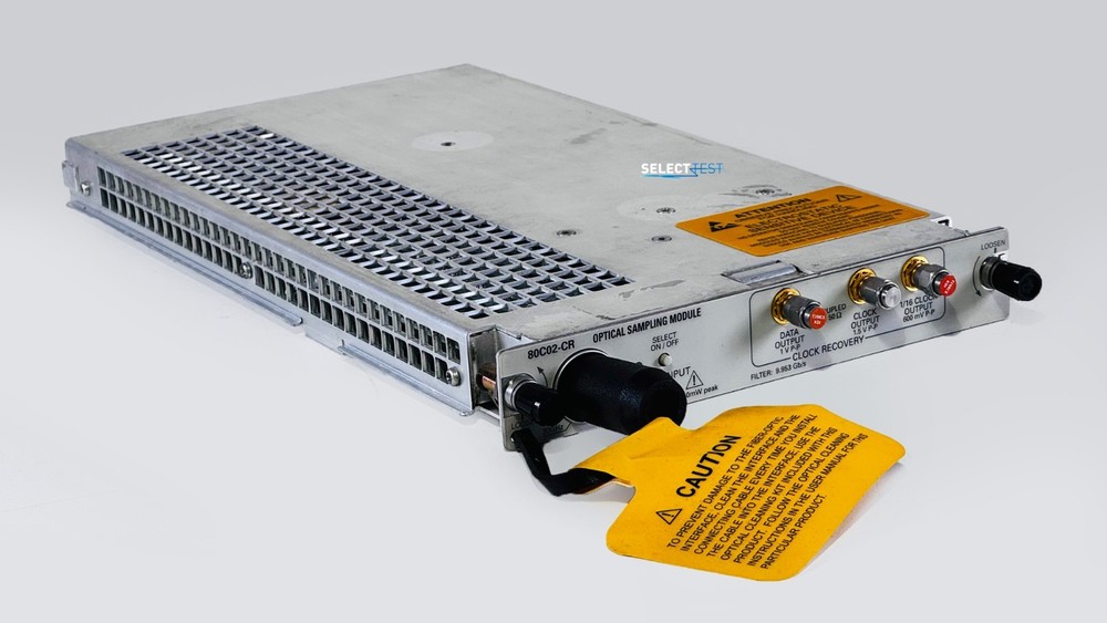 TEKTRONIX 80C02-CR HIGH PERF. 30 GHz SAMPLING MODULE W/CLOCK RECOVERY (REF 163P)