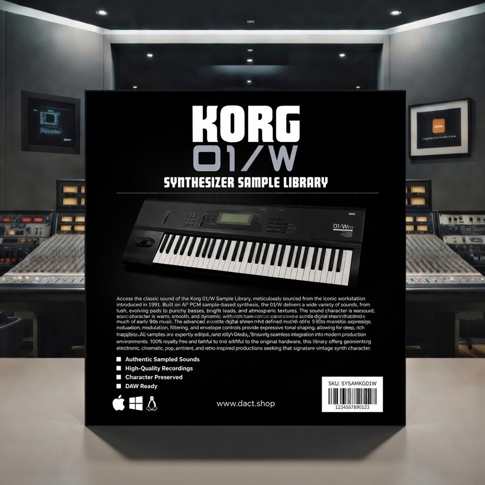 Korg 01/W Synthesizer Sample Library