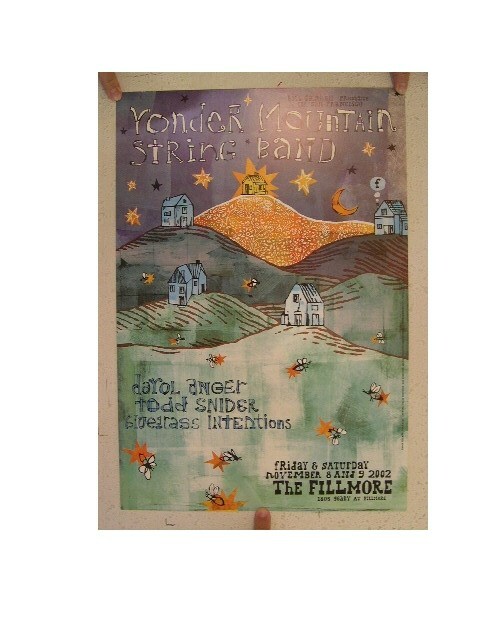 Yonder Mountain String Band Poster  The Fillmore