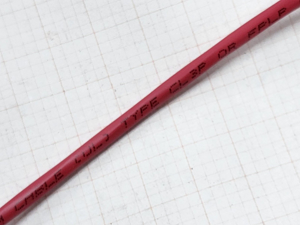 Advanced Digital Cable 981804 18/4C Solid Plenum Fire Alarm Cable FPLP Red/100ft