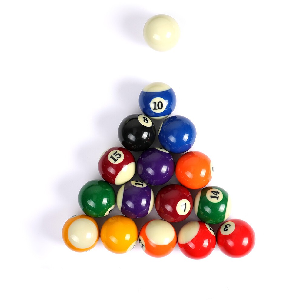 16 Piece Pool Table Billiard Balls Pool Ball Set Pool Table Accessories 2-1/4"