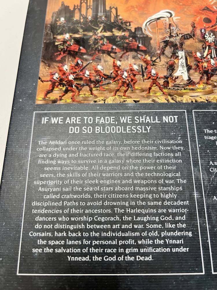 Games Workshop Warhammer 40K Codex: Aeldari Core Rules 2022 Edition