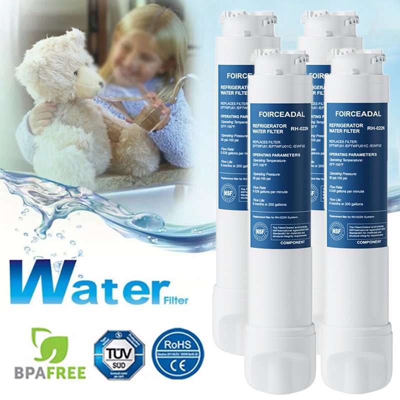 4Pack for Frigidaire EPTWFU01 EPTWFU01C EWF02 Refrigerator Water Filter Replace