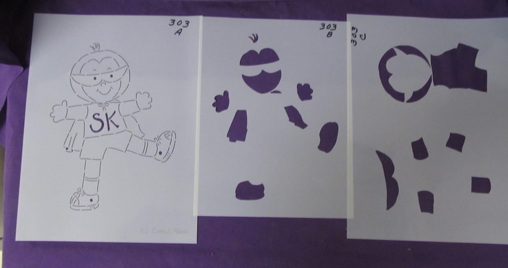 Cake Decorating and Craft Stencil Super Hero  Boy