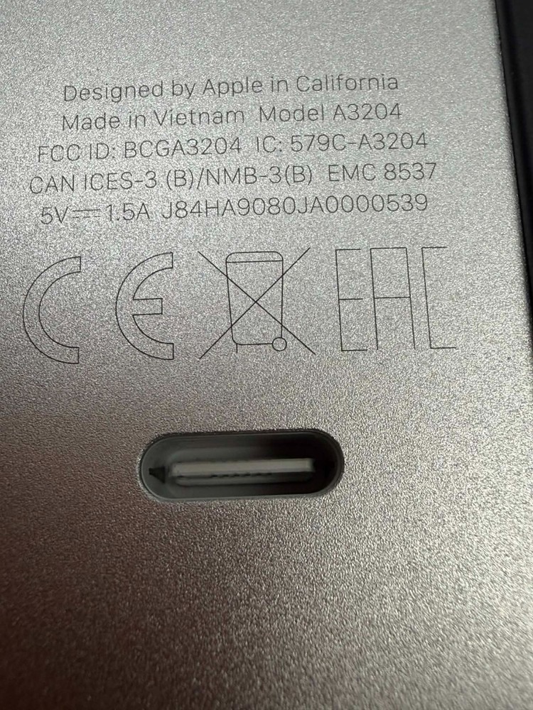 Apple Magic Mouse USB-C Multi-Touch White MXK53AM/A A3204