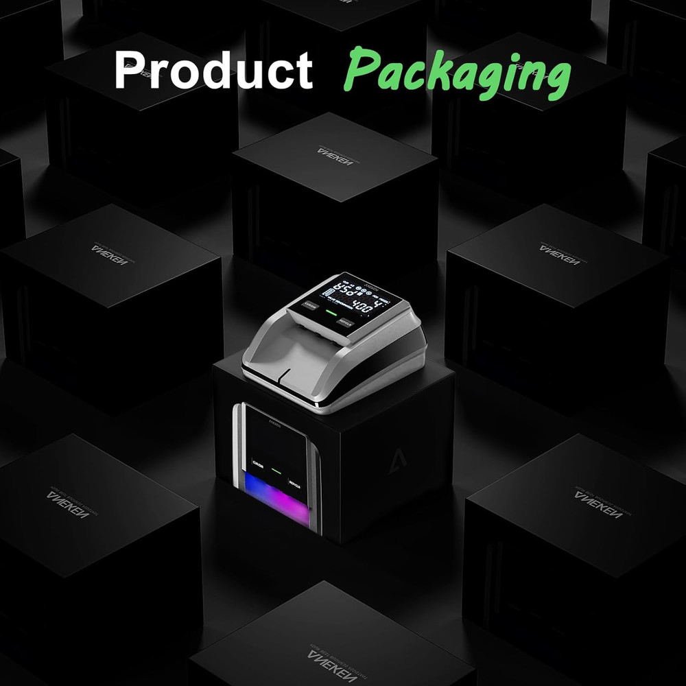 AL-139 Bill Detector with 2.8" Screen, Total Value & Multi-Currency Support